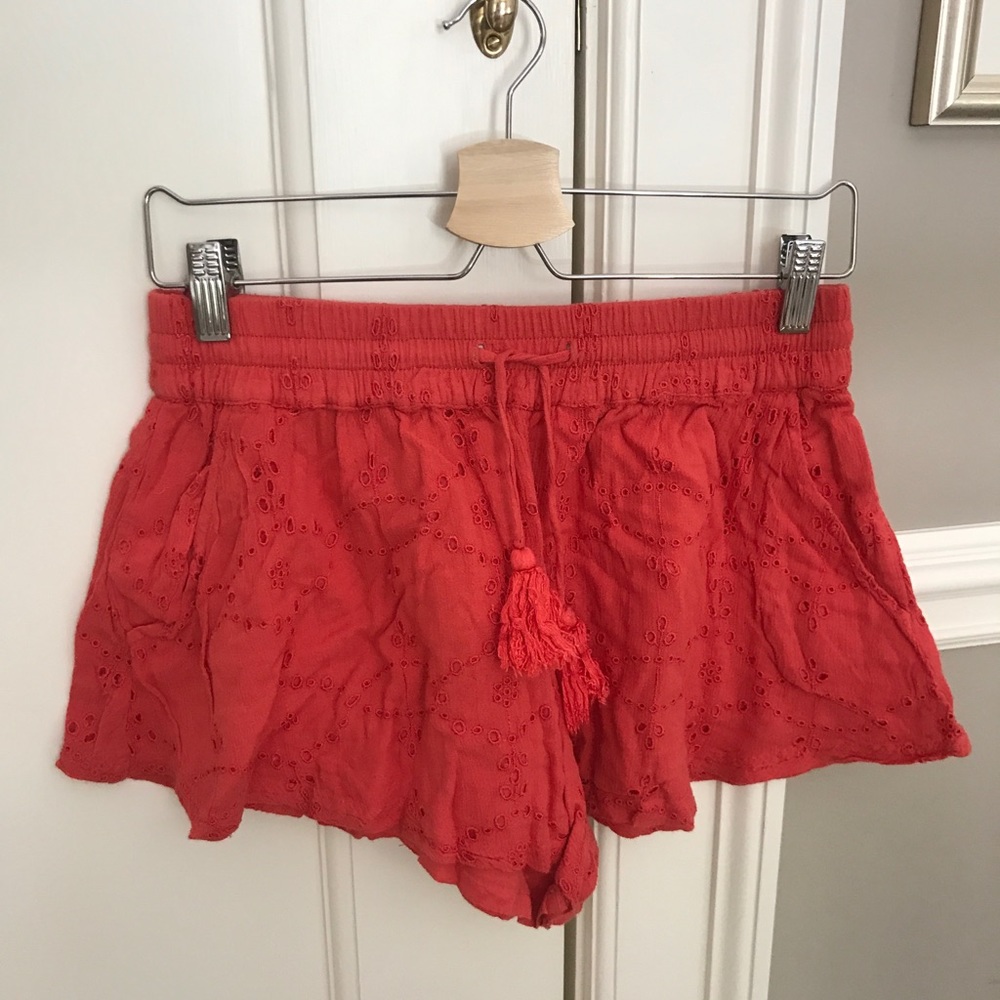 Free People Eyelet Shorts